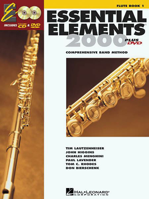 Essential Elements Flute Book 1 +CD & DVD